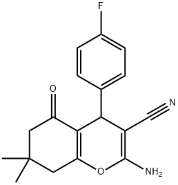 2-amino-4-(4-fluorophenyl)-7,7-dimethyl-5-oxo-5,6,7,8-tetrahydro-4H-chromene-3-carbonitrile