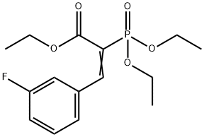 3-(3-Fluorophenyl)propenoic acid, 2-(diethoxyphosphinyl)-, ethyl ester