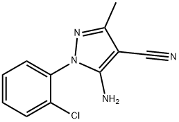 5-AMINO-4-CYANO-1-(2-CHLOROPHENYL)-3-METHYLPYRAZOLE