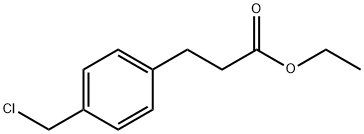 3-(4-CHLOROMETHYL-PHENYL)-PROPIONIC ACID ETHYL ESTER