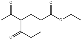 Cyclohexanecarboxylic acid, 3-acetyl-4-oxo-, ethyl ester