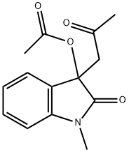 1-METHYL-2-OXO-3-(2-OXOPROPYL)-2,3-DIHYDRO-1H-INDOL-3-YL ACETATE