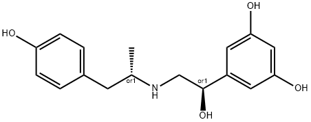 1,3-Benzenediol, 5-[1-hydroxy-2-[[2-(4-hydroxyphenyl)-1-methylethyl]amino]ethyl]-, (R*,S*)-(+-)-