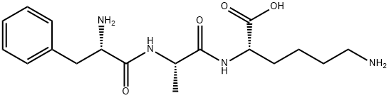 (2S)-6-amino-2-[[(2S)-2-[[(2S)-2-amino-3-phenyl-propanoyl]amino]propan oyl]amino]hexanoic acid