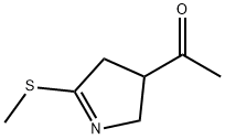 Ethanone, 1-[3,4-dihydro-5-(methylthio)-2H-pyrrol-3-yl]- (9CI)