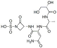 (E)-2-[[N-[(2S)-2,3-Dihydroxy-1-oxopropyl]-D-alanyl]amino]-N-[(3R)-2-oxo-1-sulfo-3-azetidinyl]-2-butenediamide