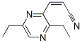 2-Propenenitrile,3-(3,6-diethylpyrazinyl)-,(Z)-(9CI)