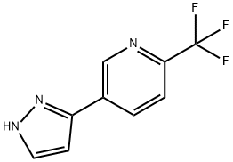 5-(1H-Pyrazol-5-yl)-2-(trifluoromethyl)pyridine