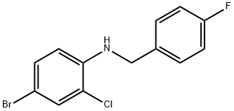 4-溴-2-氯-N-(4-氟苄基)苯胺