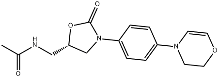 (S)-N-((3-(4-(2,3-dihydro-4H-1,4-oxazin-4-yl)-3-fluorophenyl)-2-oxooxazolidin-5-yl)methyl)acetamide