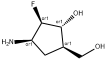 Cyclopentanemethanol, 4-amino-3-fluoro-2-hydroxy-, (1alpha,2beta,3alpha,4alpha)- (9CI)