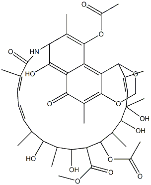 21-O-Acetylstreptovaricinoic acid methyl ester