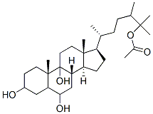 24-methylcholestane-3,6,9,25-tetrol-25-acetate