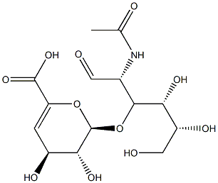 2-acetamido-2-deoxy-3-O-(gluco-4-enepyranosyluronic acid)glucose