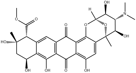(2R)-4α-(Dimethylamino)-3,4,5,6,9,11,12,13,14,16-decahydro-3β,5β,8,10,11β,13α-hexahydroxy-6,13-dimethyl-9,16-dioxo-2α,6α-epoxy-2H-naphthaceno[1,2-b]oxocin-14α-carboxylic acid methyl ester