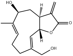 (1R,8S,10S,2Z,6E)-3-(Hydroxymethyl)-7-methyl-8-hydroxy-11-methylene-13-oxabicyclo[8.3.0]tridecane-2,6-diene-12-one