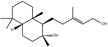 (1R,4aβ)-Decahydro-1β-[(E)-5-hydroxy-3-methyl-3-pentenyl]-2,5,5,8aβ-tetramethylnaphthalen-2α-ol