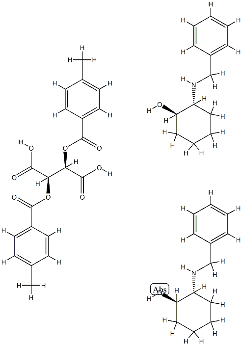 (1R,2R)-2-(苄基氨基)环己醇(2R,3R)-2,3-双((4-甲基苯甲酰基)氧基)琥珀酸酯