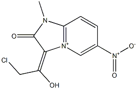 3-(Chloroacetyl)-2-oxylato-1-methyl-6-nitroimidazo[1,2-a]pyridin-4-ium