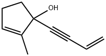 2-Cyclopenten-1-ol, 1-(3-buten-1-ynyl)-2-methyl- (9CI)