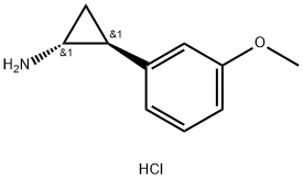 trans-2-(3-methoxyphenyl)cyclopropan-1-amine hydrochloride