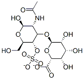 (2R,3S,4S,5R,6R)-6-[(2R,3R,4R,5S,6R)-3-acetamido-2-hydroxy-6-(hydroxymethyl)-5-sulfonatooxy-oxan-4-yl]oxy-3,4,5-trihydroxy-oxane-2-carboxylate