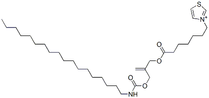3-(6-((2-methylene-3-(((octadecylamino)carbonyl)oxy)propoxy)carbonyl)hexyl)thiazolium