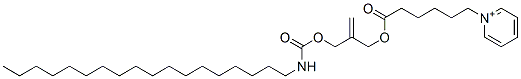 N-(5-((2-methylene-3-(((octadecylamino)carbonyl)oxy)propoxy)carbonyl)pentyl)pyridinium