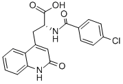 (R)-2-(4-氯苯甲酰胺基)-3-(1,2-二氢-2-氧代-4-喹啉基)丙酸