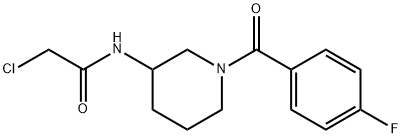 2-氯-N-[1-(4-氟苯甲酰基)-3-哌啶基]乙酰胺