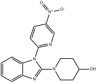 1-[1-(5-硝基-2-吡啶基)-1H-苯并咪唑-2-基]-4-哌啶醇