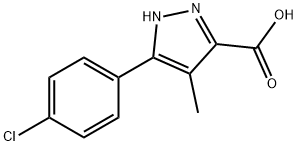 3-(4-chlorophenyl)-4-methyl-1H-pyrazole-5-carboxylic acid