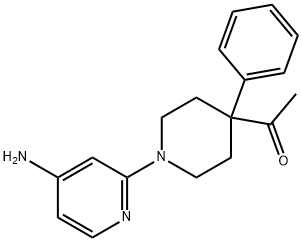 1-[1-(4-Amino-2-pyridinyl)-4-phenyl-4-piperidinyl]ethanone