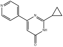 2-环丙基-6-(吡啶-4-基)嘧啶-4(3H)-酮