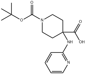 1-(叔丁氧基羰基)-4-(吡啶-2-基氨基)哌啶-4-羧酸