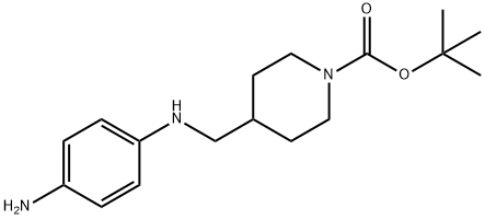 4-[(4-amino-phenylamino)-methyl]-piperidine-1-carboxylic acid  tert-butyl ester