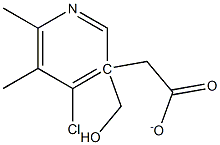 5-Acetoxymethyl-2,3-dimethyl-4-chloropyridine