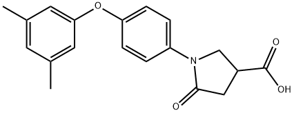 1-[4-(3,5-Dimethylphenoxy)phenyl]-5-oxopyrrolidine-3-carboxylic acid