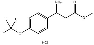 methyl 3-amino-3-[4-(trifluoromethoxy)phenyl]propanoate hydrochloride