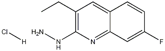 3-Ethyl-7-fluoro-2-hydrazinoquinoline hydrochloride
