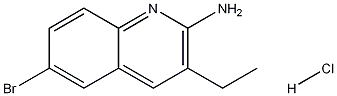 2-Amino-6-bromo-3-ethylquinoline hydrochloride