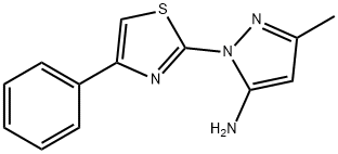 3-METHYL-1-(4-PHENYL-1,3-THIAZOL-2-YL)-1H-PYRAZOL-5-AMINE