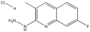7-Fluoro-2-hydrazino-3-methylquinoline hydrochloride