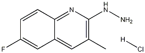 6-Fluoro-2-hydrazino-3-methylquinoline hydrochloride