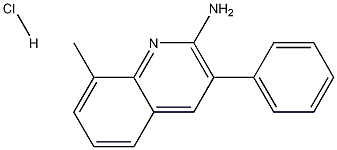 2-Amino-8-methyl-3-phenylquinoline hydrochloride