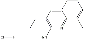 2-Amino-8-ethyl-3-propylquinoline hydrochloride