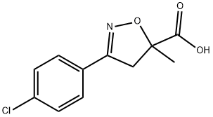 3-(4-chlorophenyl)-5-methyl-4,5-dihydro-1,2-oxazole-5-carboxylic acid