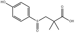 3-[(4-hydroxyphenyl)sulfinyl]-2,2-dimethylpropanoic acid