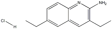 2-Amino-3,6-diethylquinoline hydrochloride