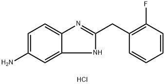 2-[(2-氟苯基)甲基]-1H-1,3-苯并二唑-5-胺二盐酸